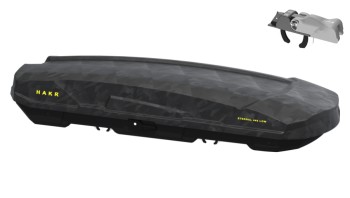 Strešný box Hakr Eternal 440 čierna kamufláž