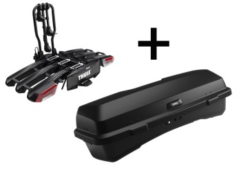 Set - Nosič bicyklov Thule EasyFold 3  945 + box Thule Santu